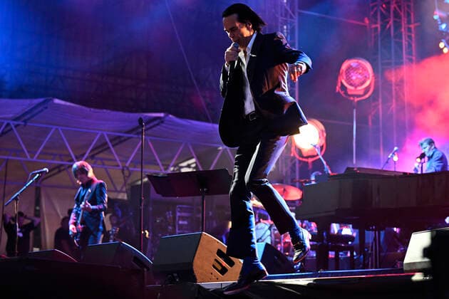 Nick Cave&The Bad Seeds, one of main stars of Metronome Prague music festival perform in Prague, Czech Republic, June 23, 2022. (CTKxPhoto MichalxKamaryt) CTKPhotoP2022062309513  kmt