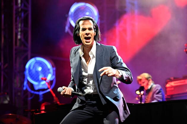 Nick Cave&The Bad Seeds, one of main stars of Metronome Prague music festival perform in Prague, Czech Republic, June 23, 2022. (CTKxPhoto MichalxKamaryt) CTKPhotoP2022062309755  kmt