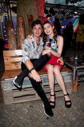 Bunte New Faces Award Film 2022 Klaudia Giez mit Freund Felipe Simon auf der Party nach der Verleihung des Bunte New Faces Awards im Delphi-Filmpalast am Zoo in Berlin. Copyright: xEventpressxGolejewskix