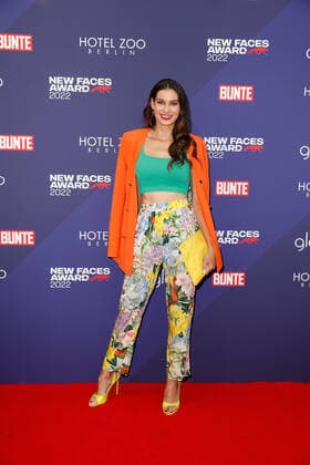 Bunte New Faces Award Film 2022 Rebecca Kunikowski auf dem roten Teppich bei der Verleihung des Bunte New Faces Awards im Delphi-Filmpalast am Zoo in Berlin. Copyright: xEventpressxGolejewskix