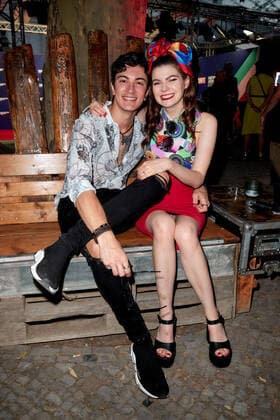 Bunte New Faces Award Film 2022 Klaudia Giez mit Freund Felipe Simon auf der Party nach der Verleihung des Bunte New Faces Awards im Delphi-Filmpalast am Zoo in Berlin. Copyright: xEventpressxGolejewskix