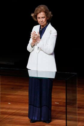 23-06-2022 Queen Sofia attends the closing concert of the 2021 22 academic year of the Queen Sofia school of music at the Reina Sofia museum auditorium in Madrid, Spain. No Spain Â  Copyright: xPPEx