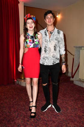 Klaudia Giez mit Verlobten Felipe Simon bei der Verleihung der Bunte New Faces Awards Film 2022 im Delphi Filmpalast. Berlin, 23.06.2022