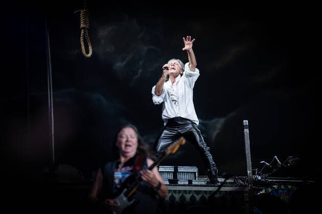 Iron Maiden live at Tons of Rock, Oslo, Norway Oslo, Norway. 23rd, June 2022. The English heavy metal band Iron Maiden performs a live concert during the Norwegian music festival Tons of Rock 2022 in Oslo. Here vocalist Bruce Dickinson is seen live on stage. Oslo Norway  Copyright: xGonzalesxPhoto Jan-ErikxEriksenx