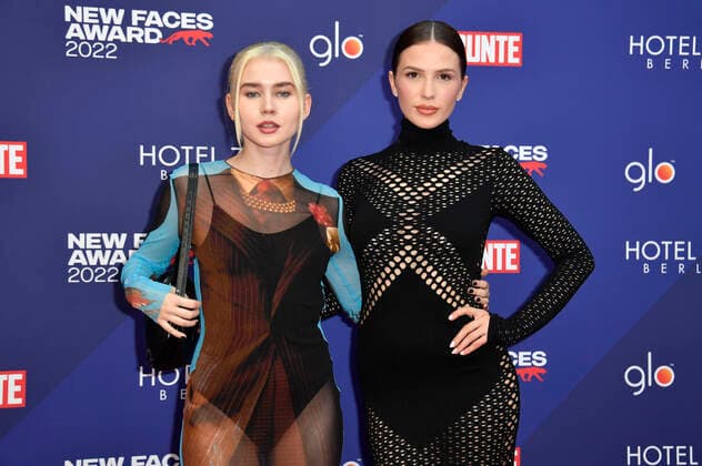 Luca Lorenz und Anita Schaller bei der Verleihung der Bunte New Faces Awards Film 2022 im Delphi Filmpalast. Berlin, 23.06.2022