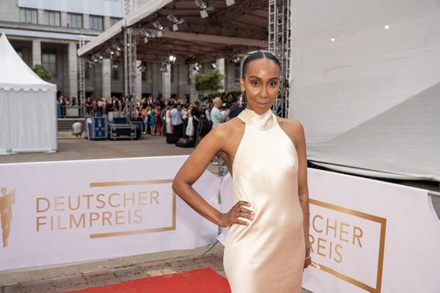 24.06.2022,Berlin,Deutschland,GER,Deutscher Filmpreis Verleihung im Palais am Funkturm.Hadnet Tesfai bei der Ankunft
