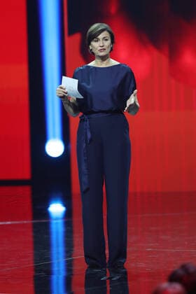 Deutscher Filmpreis 2022 Laudatorin BESTER DOKUMENTARFILM Sandra Maischberger bei der Verleihung der Lola - Deutscher Filmpreis 2022 im Palais am Funkturm in Berlin 24.06.2022 Copyright: xEventpressx