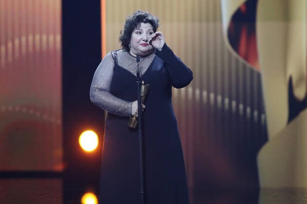 Deutscher Filmpreis 2022 Preisträgerin BESTE WEIBLICHE HAUPTROLLE Meltem Kaptan RABIYE KURNAZ GEGEN GEORGE W. BUSH bei der Verleihung der Lola - Deutscher Filmpreis 2022 im Palais am Funkturm in Berlin 24.06.2022 Copyright: xEventpressx