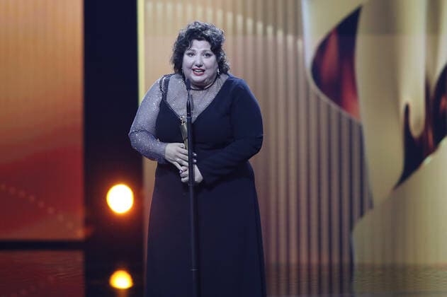 Deutscher Filmpreis 2022 Preisträgerin BESTE WEIBLICHE HAUPTROLLE Meltem Kaptan RABIYE KURNAZ GEGEN GEORGE W. BUSH bei der Verleihung der Lola - Deutscher Filmpreis 2022 im Palais am Funkturm in Berlin 24.06.2022 Copyright: xEventpressx
