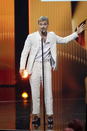 Deutscher Filmpreis 2022 Preisträger BESTE MÄNNLICHE HAUPTROLLE Albrecht Schuch LIEBER THOMAS bei der Verleihung der Lola - Deutscher Filmpreis 2022 im Palais am Funkturm in Berlin 24.06.2022 Copyright: xEventpressx