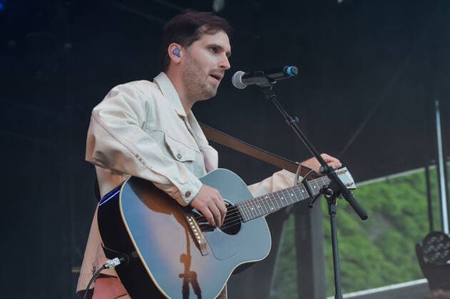 Singer Tom Dice of The Starlings performs at the first day of the Genk on Stage free music festival in Genk, Friday 24 June 2022.  JILLxDELSAUX 36610210