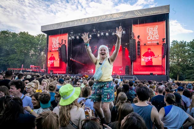 Illustration picture shows the first day of the Couleur Cafe music festival in Brussels, Friday 24 June 2022. The 31st edition of the festival is taking place from June 24th to June 26th.  HATIMxKAGHAT 36610445