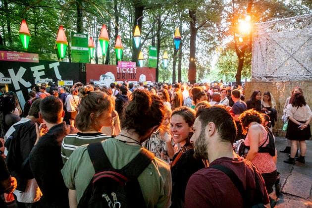 Illustration picture shows the first day of the Couleur Cafe music festival in Brussels, Friday 24 June 2022. The 31st edition of the festival is taking place from June 24th to June 26th.  HATIMxKAGHAT 36611362