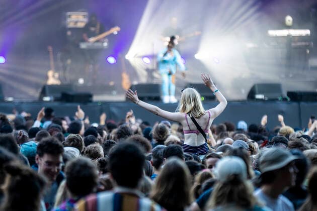 Illustration picture shows the first day of the Couleur Cafe music festival in Brussels, Friday 24 June 2022. The 31st edition of the festival is taking place from June 24th to June 26th.  HATIMxKAGHAT 36611396
