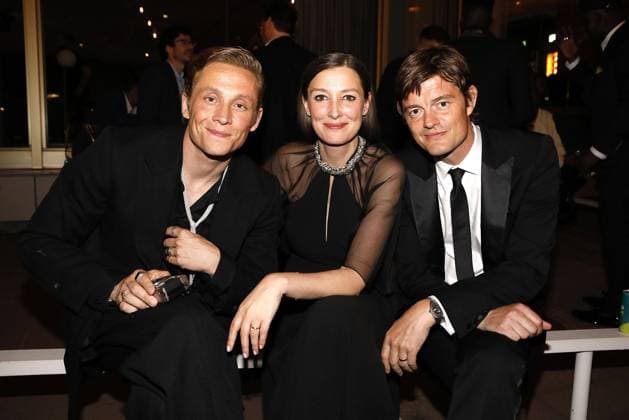 Entertainment Bilder des Tages Matthias Schweighöfer, Alexandra Maria Lara und ihr Ehemann Sam Riley bei der Deutscher Filmpreis Lola Aftershow Party am 24.06.2022 in Berlin Deutscher Filmpreis 2022 in Berlin - Lola Aftershow Party