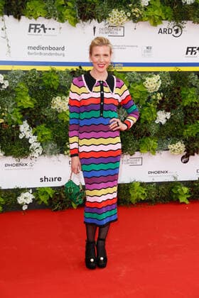Deutscher Filmpreis 2022 Franziska Weisz auf dem roten Teppich bei der Verleihung der Lola - Deutscher Filmpreis 2021 im Palais am Funkturm in der Messe Berlin. Copyright: xEventpressxGolejewskix