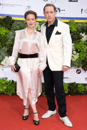 Maren Eggert und Timo Jacobs bei der 72. Verleihung des Deutschen Filmpreises 2022 im Palais am Funkturm in der Messe Berlin. Berlin, 24.06.2022