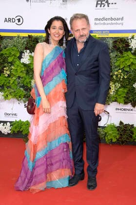 Dorka Gryllus und Samuel Finzi bei der 72. Verleihung des Deutschen Filmpreises 2022 im Palais am Funkturm in der Messe Berlin. Berlin, 24.06.2022
