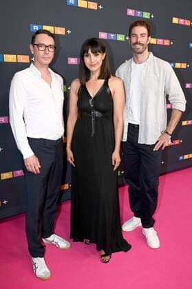 Entertainment Themen der Woche KW25 Sascha Schwingel, Narges Rashidi und Simon Amberger bei der RTL+ Fiction Party im Lucky Who. München, 25.06.2022 *** Sascha Schwingel, Narges Rashidi and Simon Amberger at the RTL Fiction Party at Lucky Who Munich, 25 06 2022 Foto:xS.xAdamx xFuturexImage
