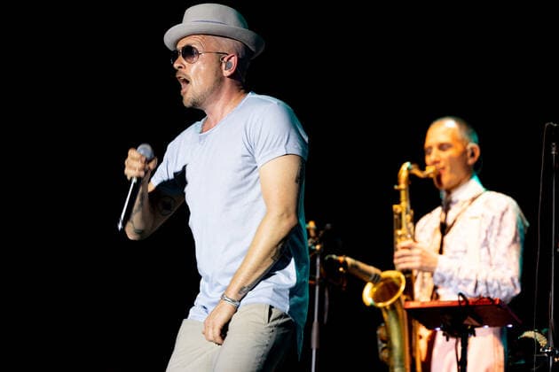 Entertainment Bilder des Tages 26.6.2022 Donauinselfest 2022 26.6.2022 Sänger und Rapper Jan Delay auf der Bühne bei seinem Konzert in Wien Wien