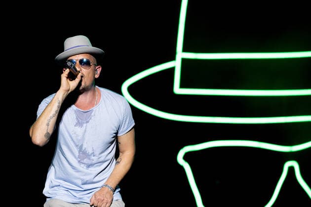 26.6.2022 Donauinselfest 2022 26.6.2022 Sänger und Rapper Jan Delay auf der Bühne bei seinem Konzert in Wien Wien