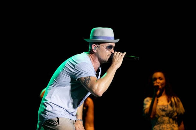 26.6.2022 Donauinselfest 2022 26.6.2022 Sänger und Rapper Jan Delay auf der Bühne bei seinem Konzert in Wien Wien