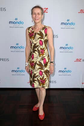Mariette Rissenbeek bei der außerordentlichen Verleihung vom B.Z. Kulturpreis 2022 im Kino International. Berlin, 26.06.2022