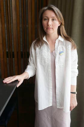 Maryna Er Gorbach bei der außerordentlichen Verleihung vom B.Z. Kulturpreis 2022 im Kino International. Berlin, 26.06.2022