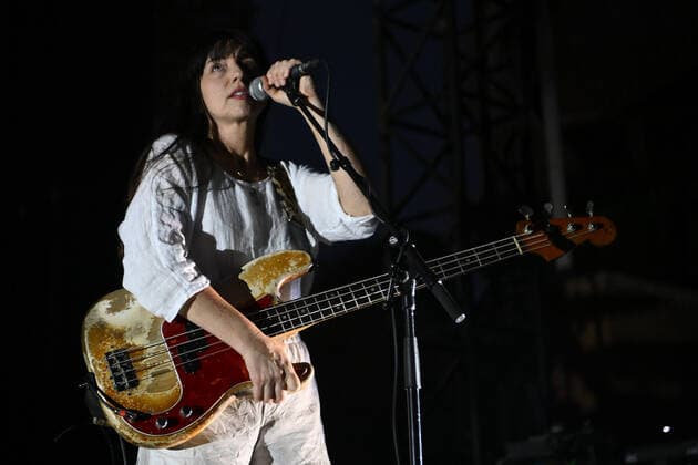 June 27, 2022, Rome, Italy: Paz Lenchantin of Pixies during the concert at Roma Summer Fest 2022, 27th june 2022, Auditorium Parco della Musica, Rome, Italy. Rome Italy  - ZUMAl164 1012858822st Copyright: xDomenicoxCippitellix