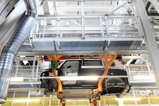 Produktion des Elektro-Vans Volkswagen ID. BUZZ bei Volkswagen Nutzfahrzeuge. Hannover, 16.06.2022 *** Production of the Volkswagen ID BUZZ electric van at Volkswagen Commercial Vehicles Hanover, 16 06 2022 Foto:xN.xHeuselx xFuturexImage