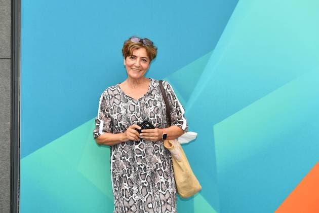Despina Pajanou ZDF Get Together Filmempfang Im Rahmen des Filmfest München 2022 H ugo s München 28. Juni 2022 *** Despina Pajanou ZDF Get Together Film Reception As part of the Filmfest München 2022 H ugo s München 28 June 2022