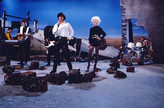MIGHTY WAR Mighty War, Musikgruppe, TV-Auftritt, Deutschland, 1984. Mighty War, music group, TV performance, Germany, 1984., Deutschland Copyright: kpa UnitedArchives55042406 EDITORIAL USE ONLY
