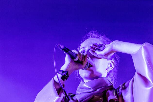 Soft As Snow live at Roskilde Festival 2022, Roskilde, Denmark Roskilde, Denmark. 28th, June 2022. The Norwegian duo Soft as Snow performs a live concert during the Danish music festival Roskilde Festival 2022 in Roskilde. Here singer Oda Egjar Starheim is seen live on stage. Roskilde Denmark  Copyright: xGonzalesxPhoto ErlingxBrodersenx