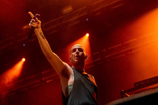 Gemitaiz on stage during Gemitaiz Summer Tour 2022, Italian singer Music Concert in Padova, Italy, June 28 2022