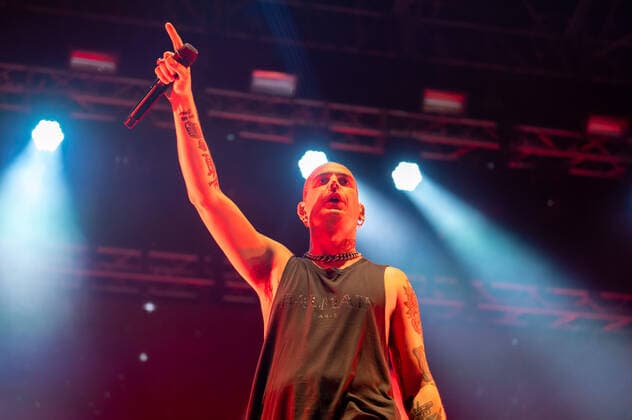 Gemitaiz on stage during Gemitaiz Summer Tour 2022, Italian singer Music Concert in Padova, Italy, June 28 2022