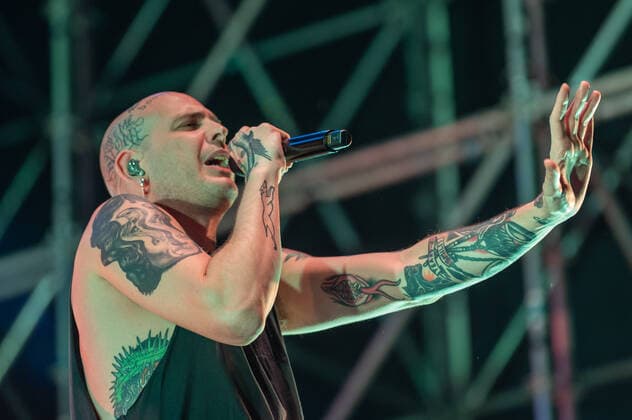 Gemitaiz on stage during Gemitaiz Summer Tour 2022, Italian singer Music Concert in Padova, Italy, June 28 2022