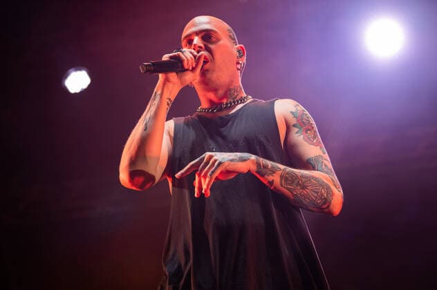 Gemitaiz on stage during Gemitaiz Summer Tour 2022, Italian singer Music Concert in Padova, Italy, June 28 2022
