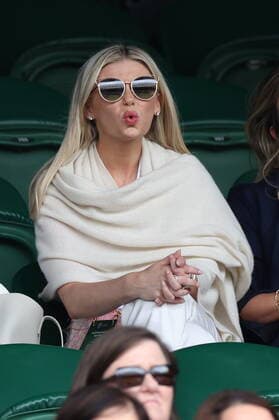 . 29 06 2022. London, United Kingdom. Georgia Toffolo watches Andy Murray second round match on day three of the Wimbledon Tennis Championships in London.  xStephenxLockx xi-Imagesx IIM-23562-0058