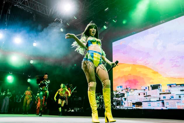 Anitta live at Roskilde Festival 2022, Roskilde, Denmark Roskilde, Denmark. 29th, June 2022. The Brazilian singer Anitta performs a live concert during the Danish music festival Roskilde Festival 2022 in Roskilde. Roskilde Denmark  Copyright: xGonzalesxPhoto LassexLagonix