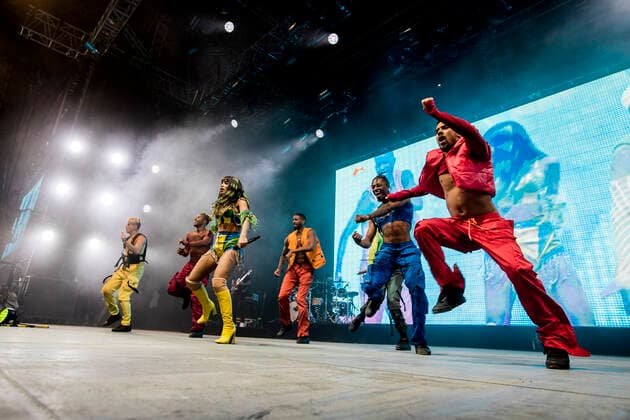Anitta live at Roskilde Festival 2022, Roskilde, Denmark Roskilde, Denmark. 29th, June 2022. The Brazilian singer Anitta performs a live concert during the Danish music festival Roskilde Festival 2022 in Roskilde. Roskilde Denmark  Copyright: xGonzalesxPhoto LassexLagonix