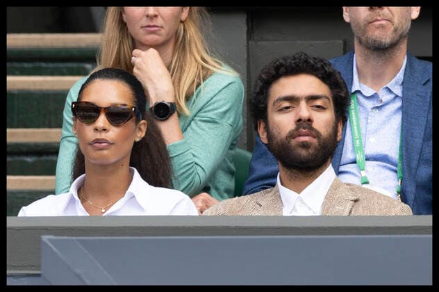 Bilder des Jahres 2022, Entertainment 06 Juni Entertainment Themen der Woche KW26 Entertainment Bilder des Tages Tennis, Wimbledon, Tag 3, Noah Becker und Lilian de Carvalho Monteiro, Freundin von Boris Becker . 29 06 2022. London, United Kingdom. Boris BeckerÕs girlfriend Lilly de Carvalho and son Noah on day three of the Wimbledon Tennis Championships in London.  xStephenxLockx xi-Imagesx IIM-23562-0077