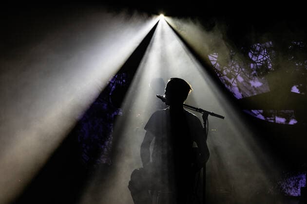 The Ocean live Roskilde Festival 2022, Roskilde, Denmark Roskilde, Denmark. 29th, June 2022. The German progressive metal band The Ocean performs a live concert during the Danish music festival Roskilde Festival 2022 in Roskilde. Here vocalist Loic Rossetti is seen live on stage. Roskilde Denmark  Copyright: xGonzalesxPhoto ErlingxBrodersenx