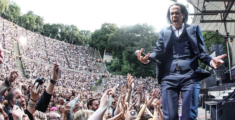 Konzert von Nick Cave and the bad seeds, @ Waldbuehne Berlin Nick Cave and the bad seeds
