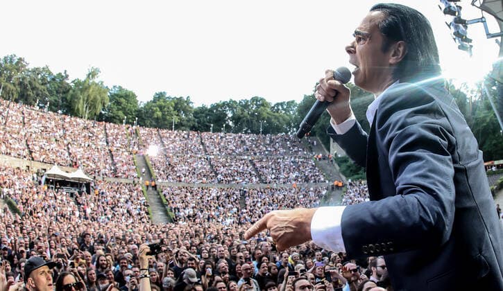 Konzert von Nick Cave and the bad seeds, @ Waldbuehne Berlin Nick Cave and the bad seeds