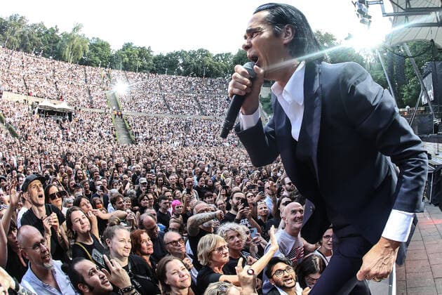 Konzert von Nick Cave and the bad seeds, @ Waldbuehne Berlin Nick Cave and the bad seeds