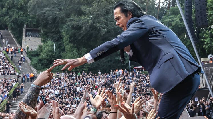 Konzert von Nick Cave and the bad seeds, @ Waldbuehne Berlin Nick Cave and the bad seeds