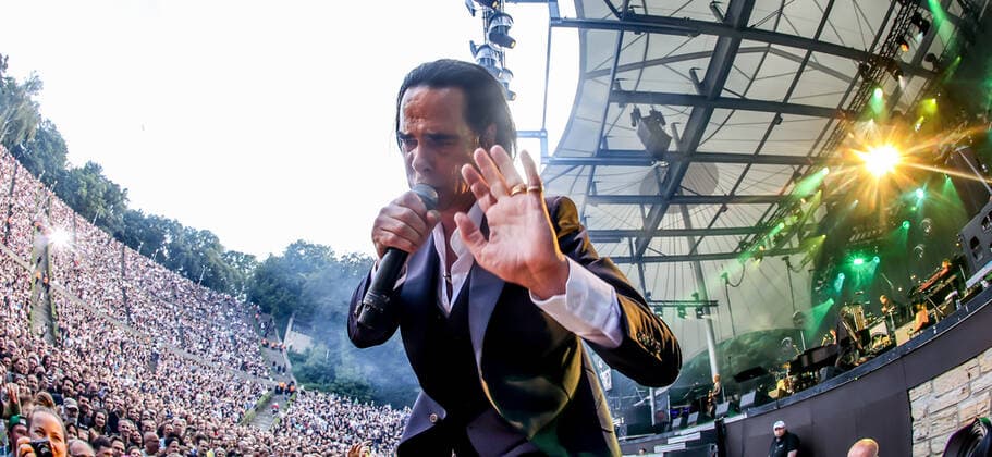 Konzert von Nick Cave and the bad seeds, @ Waldbuehne Berlin Nick Cave and the bad seeds