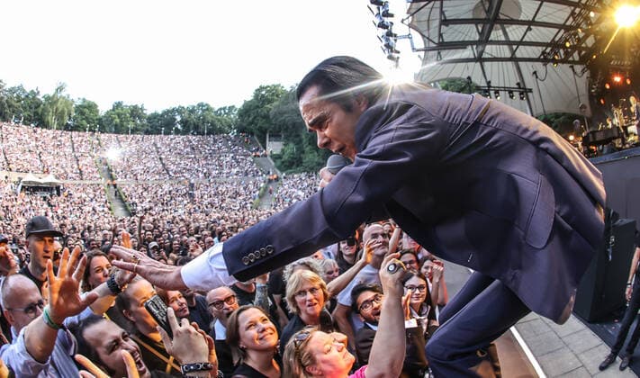 Konzert von Nick Cave and the bad seeds, @ Waldbuehne Berlin Nick Cave and the bad seeds
