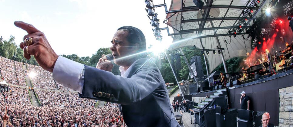 Konzert von Nick Cave and the bad seeds, @ Waldbuehne Berlin Nick Cave and the bad seeds