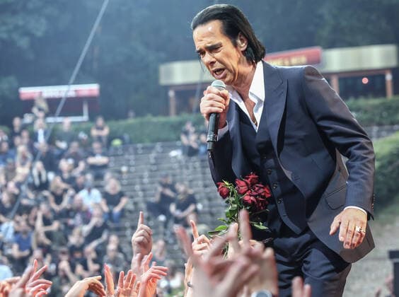 Konzert von Nick Cave and the bad seeds, @ Waldbuehne Berlin Nick Cave and the bad seeds